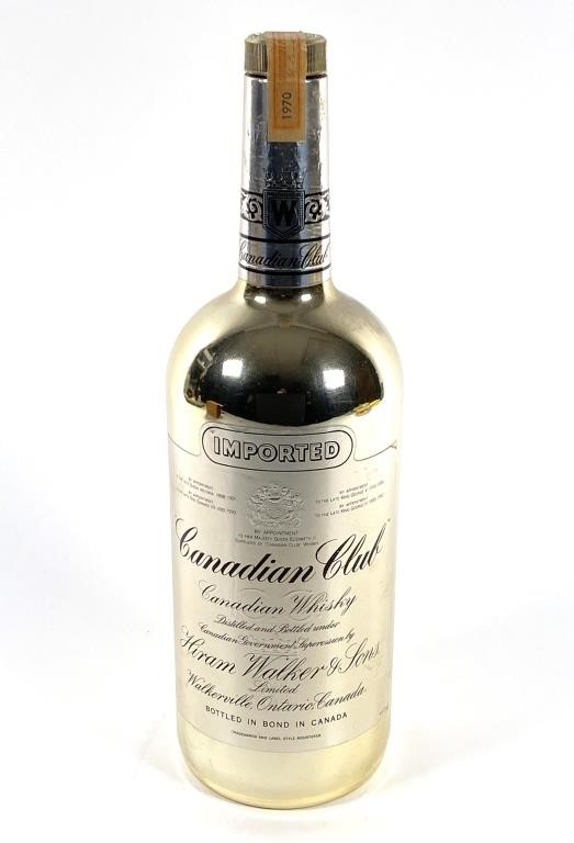 Appraisal: Unopened bottle commemorating the Olympic Games Canadian Club whiskey Bottled