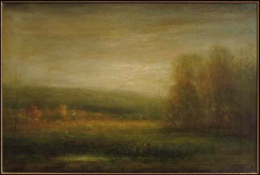 Appraisal: HUDSON MINDELL KITCHELL AMERICAN - LANDSCAPE WITH HOMESTEAD IN THE