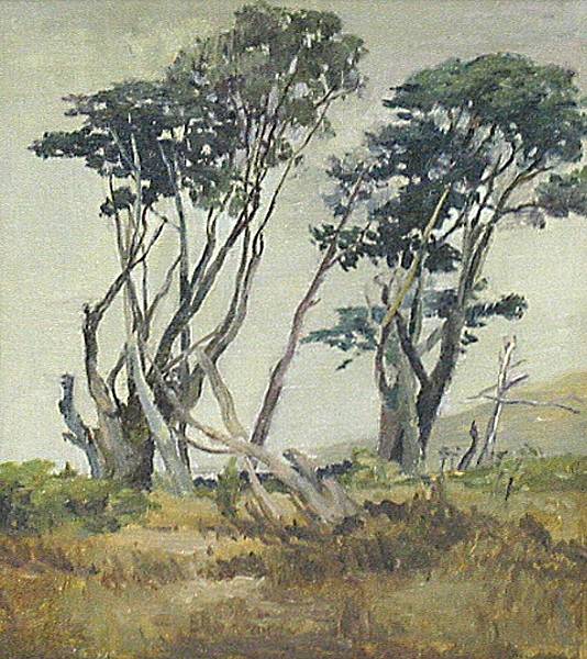 Appraisal: Marguerite Freytag Ciprico American - Coastal Trees inscribed with signature