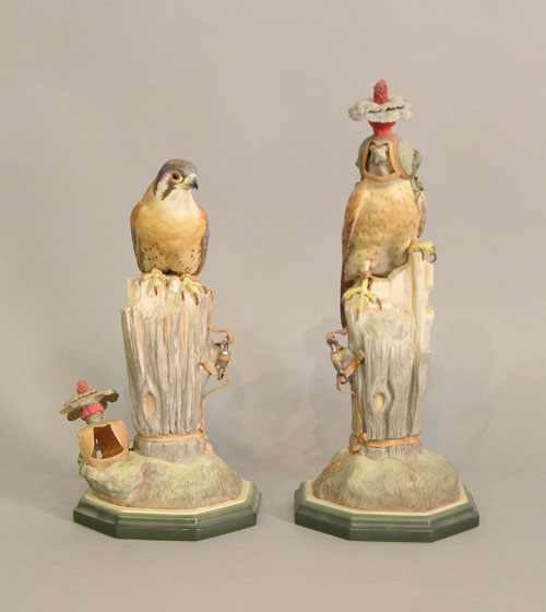 Appraisal: Two Boehm kestrel figures h and h