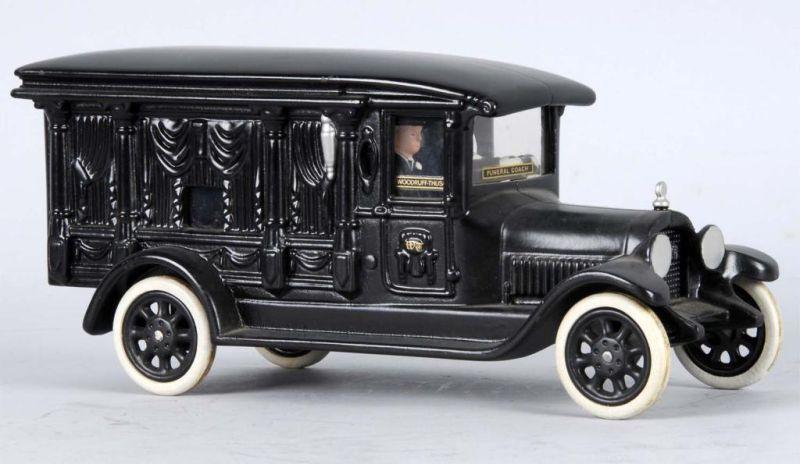 Appraisal: Cast Iron Black Automotive Hearse Description Very detailed casting with