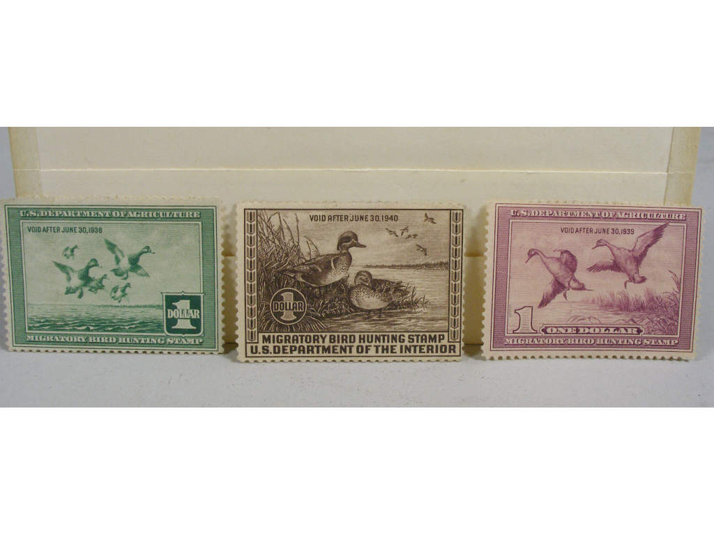 Appraisal: Unused and Federal Duck Stamps - Fine condition overall small