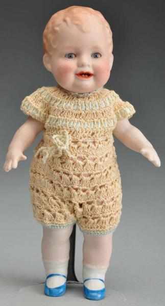 Appraisal: All Bisque Bonnie Babe Doll Description Designed by Georgene Averill