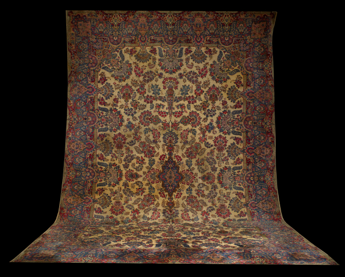 Appraisal: Antique Kerman Carpet ' x '