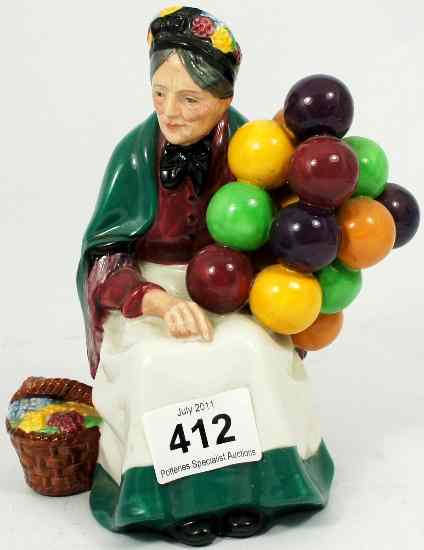 Appraisal: Royal Doulton Figure The Old Balloon Seller HN seconds