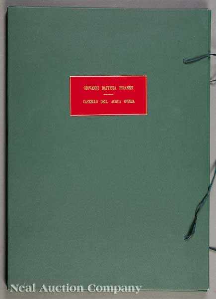 Appraisal: Giovanni Battista Piranesi Italian - Le Rovine del Castello dell'Acqua