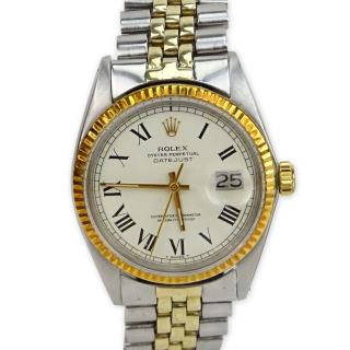 Appraisal: Man's Rolex Datejust Stainless Steel and Karat Yellow Gold Automatic