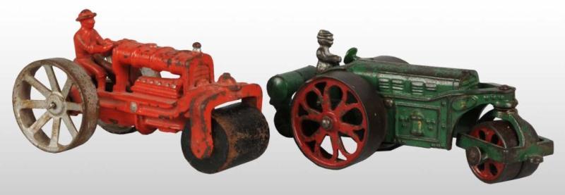 Appraisal: Lot of Cast Iron Tractor Toys Description Includes one Hubley