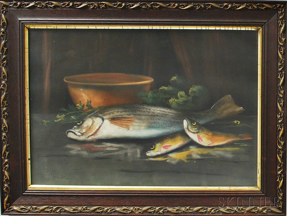 Appraisal: William Henry Chandler American - Catch of the Day Signed