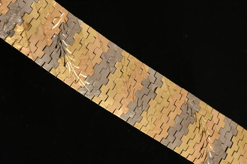 Appraisal: CT GOLD TRI COLOUR BRACELET APPROXIMATE WEIGHT GMS