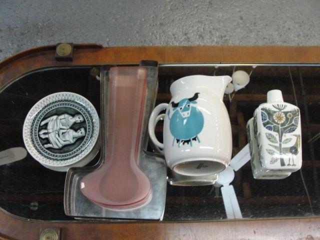 Appraisal: Lot of Midcentury Items Porcelains and a plastic vase