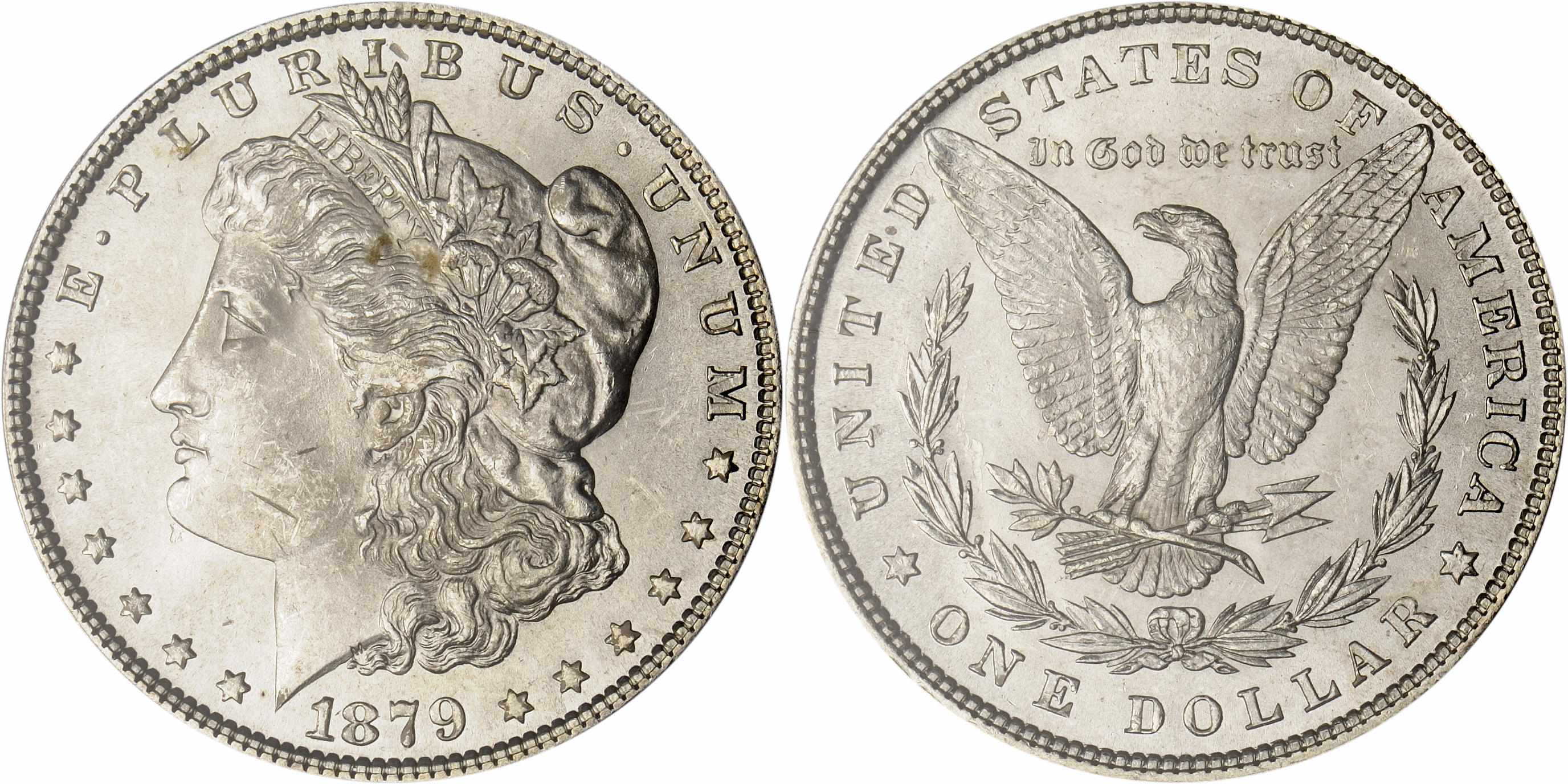 Appraisal: MS PCGS Brilliant white overall with a couple of minor