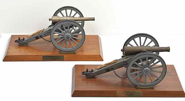 Appraisal: Civil War Centennial Model Cannons Lot of Two First cannon