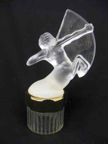 Appraisal: Lalique French Crystal Car Mascot Falconor hood ornament ''Mascotte Sagitaire''