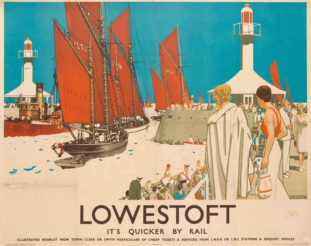 Appraisal: KENNETH SHOESMITH - LOWESTOFT x inches x cm Jarrold Sons