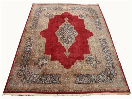 Appraisal: KIRMAN CARPET Persia circa feet inches x feet