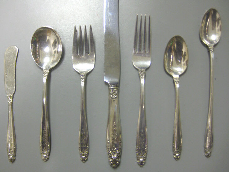 Appraisal: INTERNATIONAL SILVER CO MERIDEN CT Sterling silver flatware service Prelude