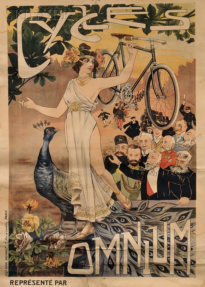 Appraisal: French School th th Century Cycles Omnium Signed Emile Vidal