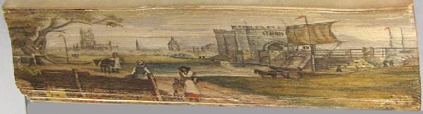 Appraisal: FORE-EDGE PAINTING The Book of Common Prayer Oxford Full black