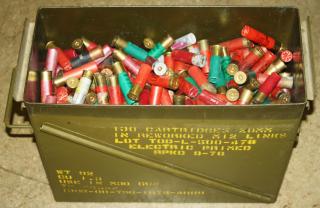 Appraisal: approx rounds of loose gauge ammo mixed rounds buckshot slugs