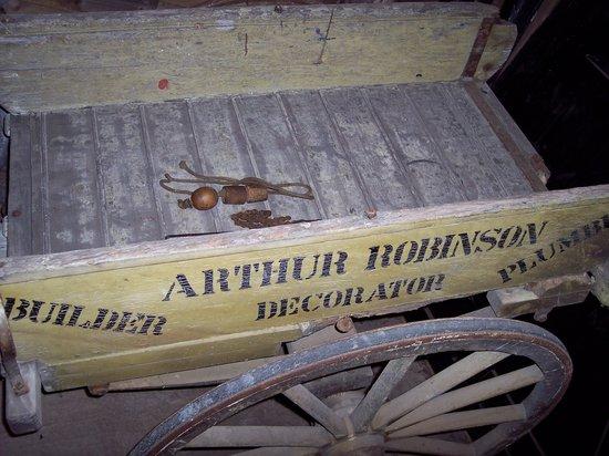 Appraisal: An open hand cart the low side painted 'Arthur Robinson