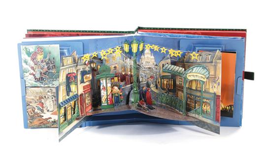 Appraisal: Christmas pop-up books by Chuck Fischer CHRISTMAS AROUND THE WORLD