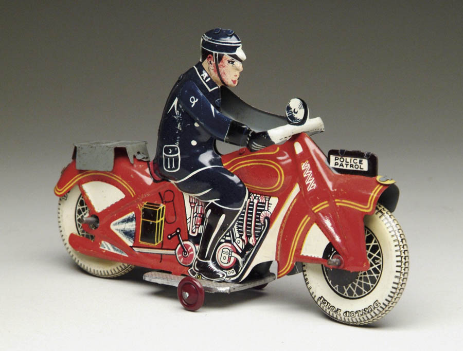 Appraisal: METTOY POLICE PATROL MOTORCYCLE Made in England in SIZE l