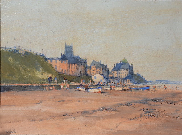 Appraisal: FREDERICK BECKETT TH ST CENTURY 'Cromer Beach Norfolk' signed acrylics