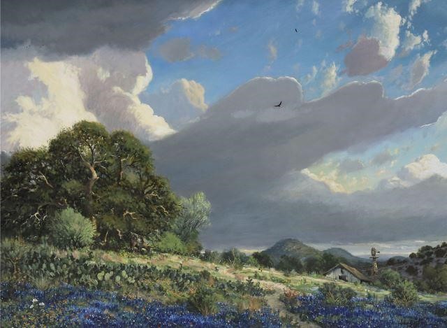 Appraisal: John Barger b Springtime in Texas x oil on canvas