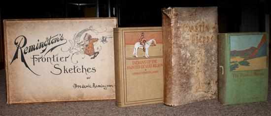 Appraisal: Native Americans Three titles Frederic Remington ''Remington's Frontier Sketches'' Chicago