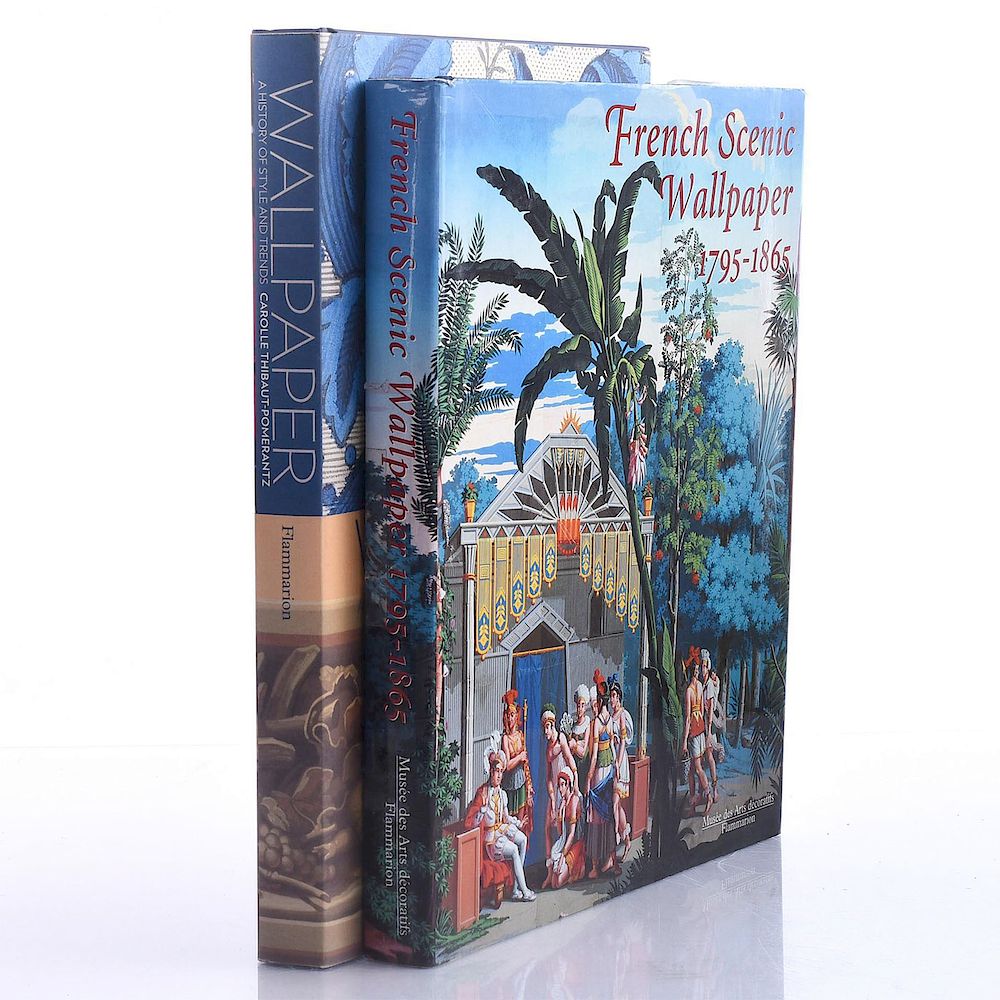 Appraisal: GROUP OF WALLPAPER BOOKS hardcover books is from Musee des