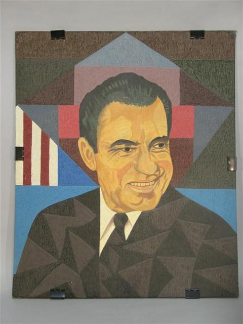 Appraisal: ORVILLE H A MILLS AMERICAN - RICHARD NIXON - Oil