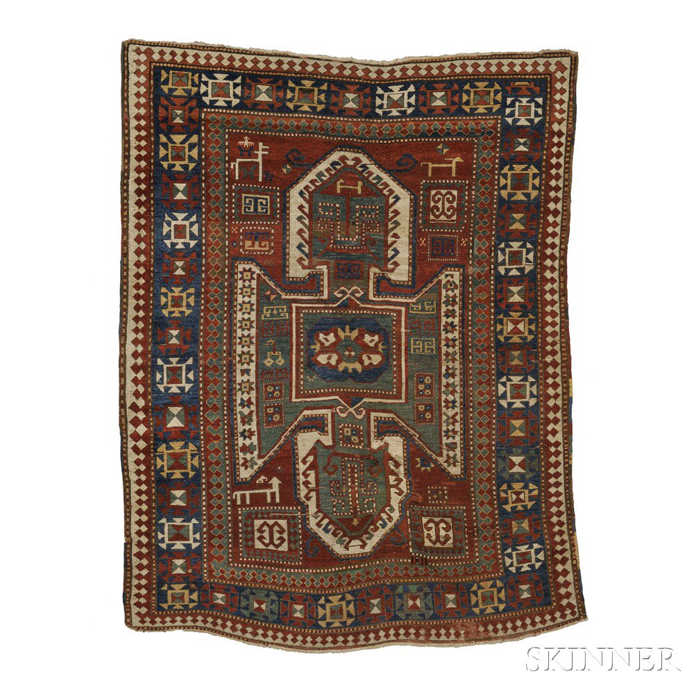 Appraisal: Sewan Kazak Rug Southwest Caucasus late th century the classic