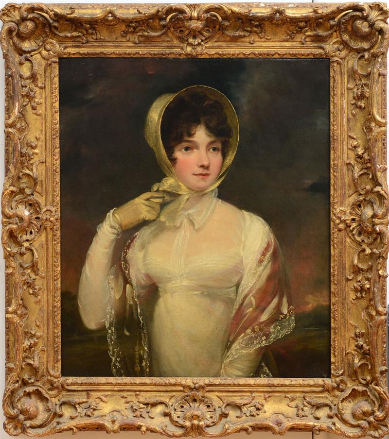 Appraisal: ATTRIBUTED TO SIR WILLIAM BEECHEY - PORTRAIT OF MRS JOHN