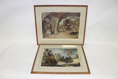 Appraisal: William Russell Flint British - Zoronga colour print cm x