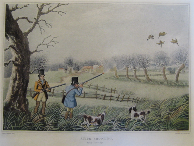 Appraisal: ROBERT HAVELL THE ELDER THREE AQUATINT ENGRAVINGS British - the