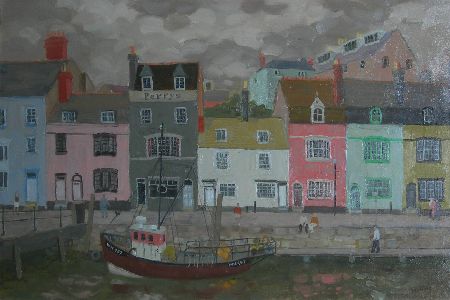 Appraisal: ALASTAIR FLATTELY SCOTTISH - WEYMOUTH Signed oil on canvas cm