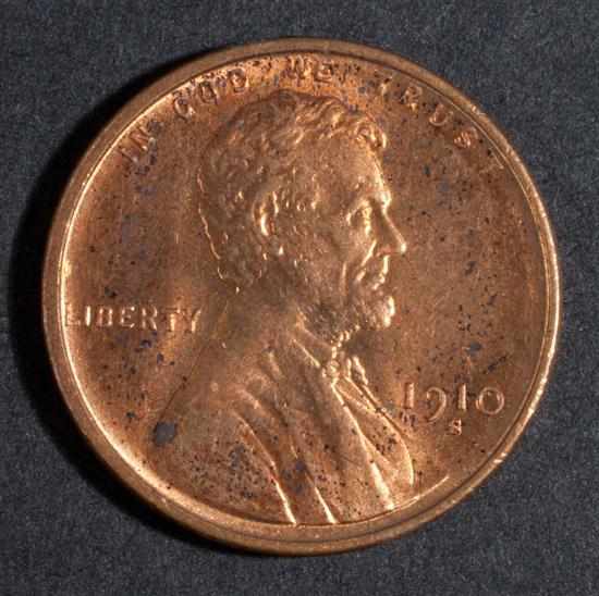 Appraisal: Four United States Lincoln bronze cents MS- VDB MS- MS-