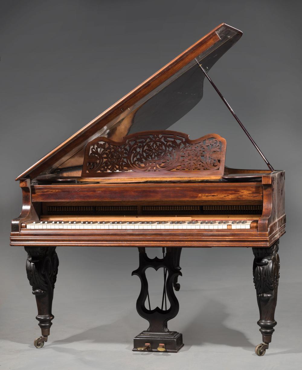 Appraisal: Mahogany Grand Piano c - h in w in d