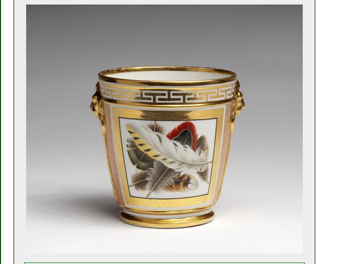 Appraisal: CHAMBERLAIN'S WORCESTER PORCELAIN BEAKER CIRCA Painted on the front in