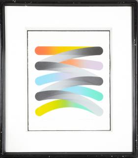 Appraisal: Takeshi Hara - Strokes th c color lithograph pencil titled