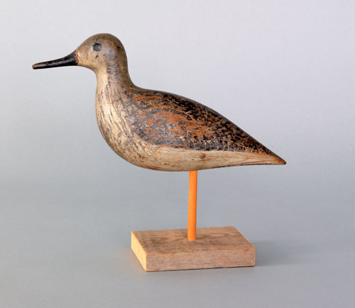 Appraisal: Yellowlegs shore bird decoy attributed to Harry Shourdes Tuckertown NJ