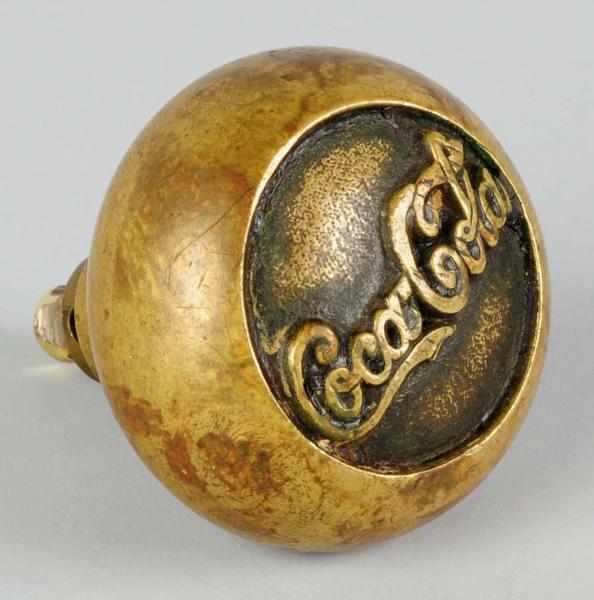 Appraisal: Early Brass Coca-Cola Doorknob Some medium to heavy overall soiling