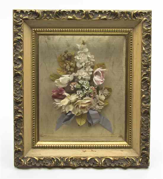 Appraisal: A Narcissa Thorne Floral Arrangement set in a period giltwood