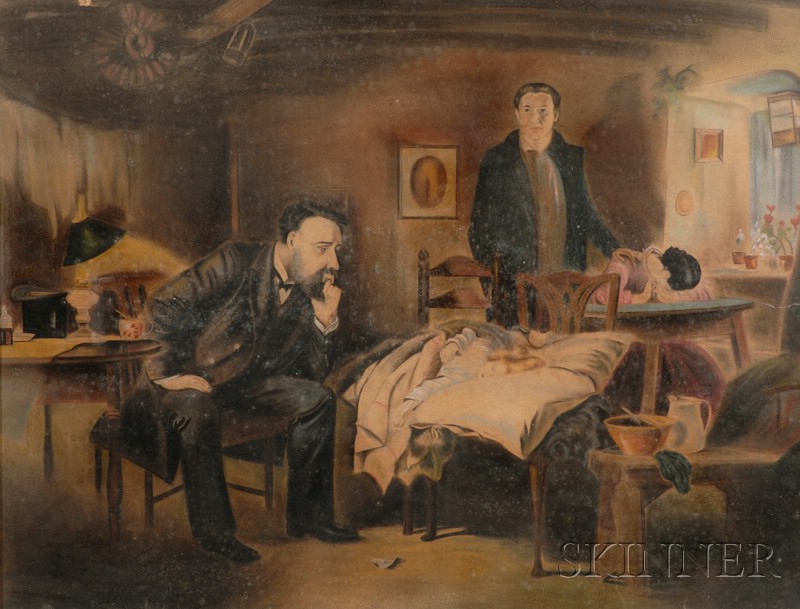 Appraisal: Reproduction Print of The Doctor after a late th century