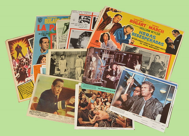 Appraisal: A LARGE COLLECTION OF FILM LOBBY CARDS British lobby cards