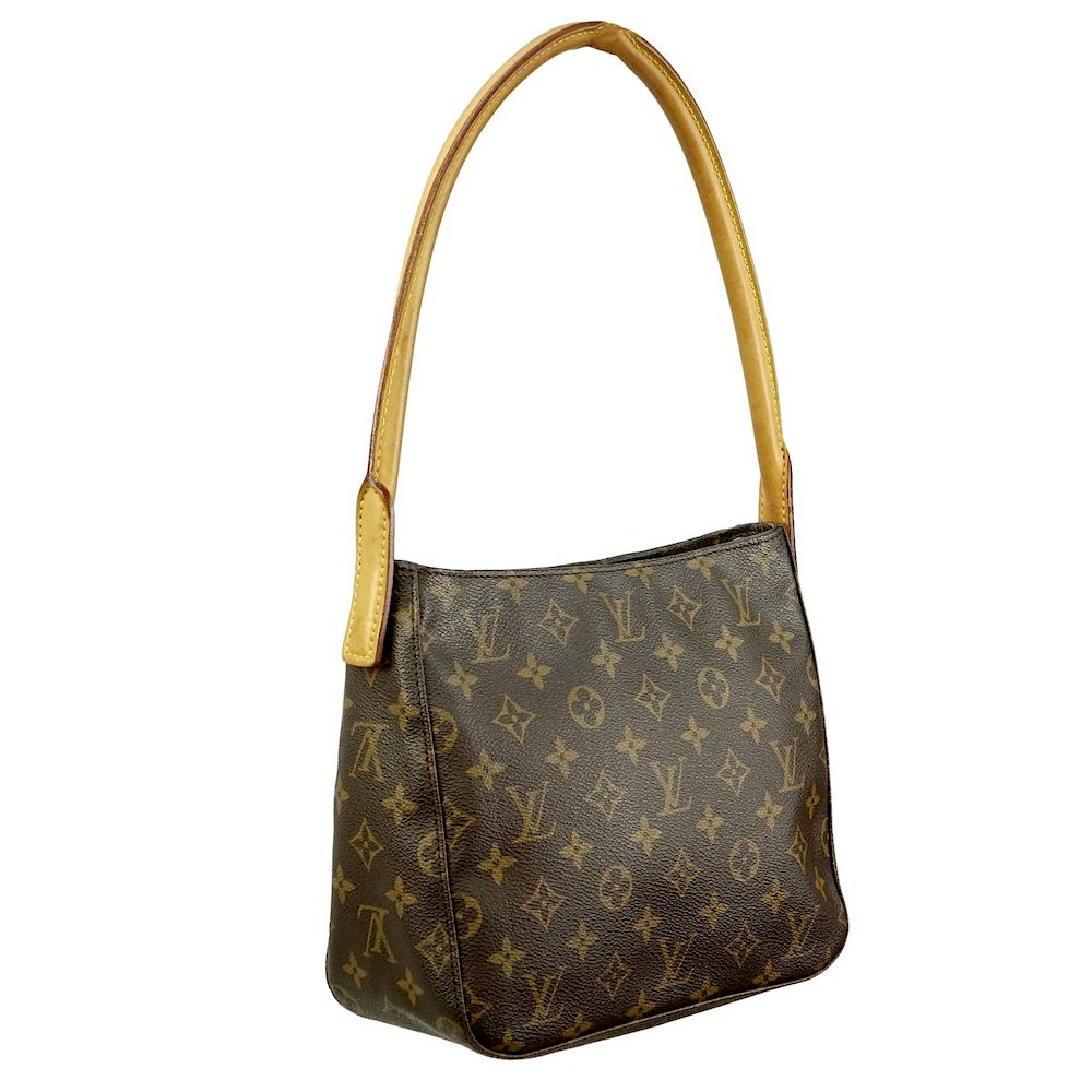 Appraisal: Louis Vuitton Brown Monogram Looping MM Bag Louis Vuitton Brown