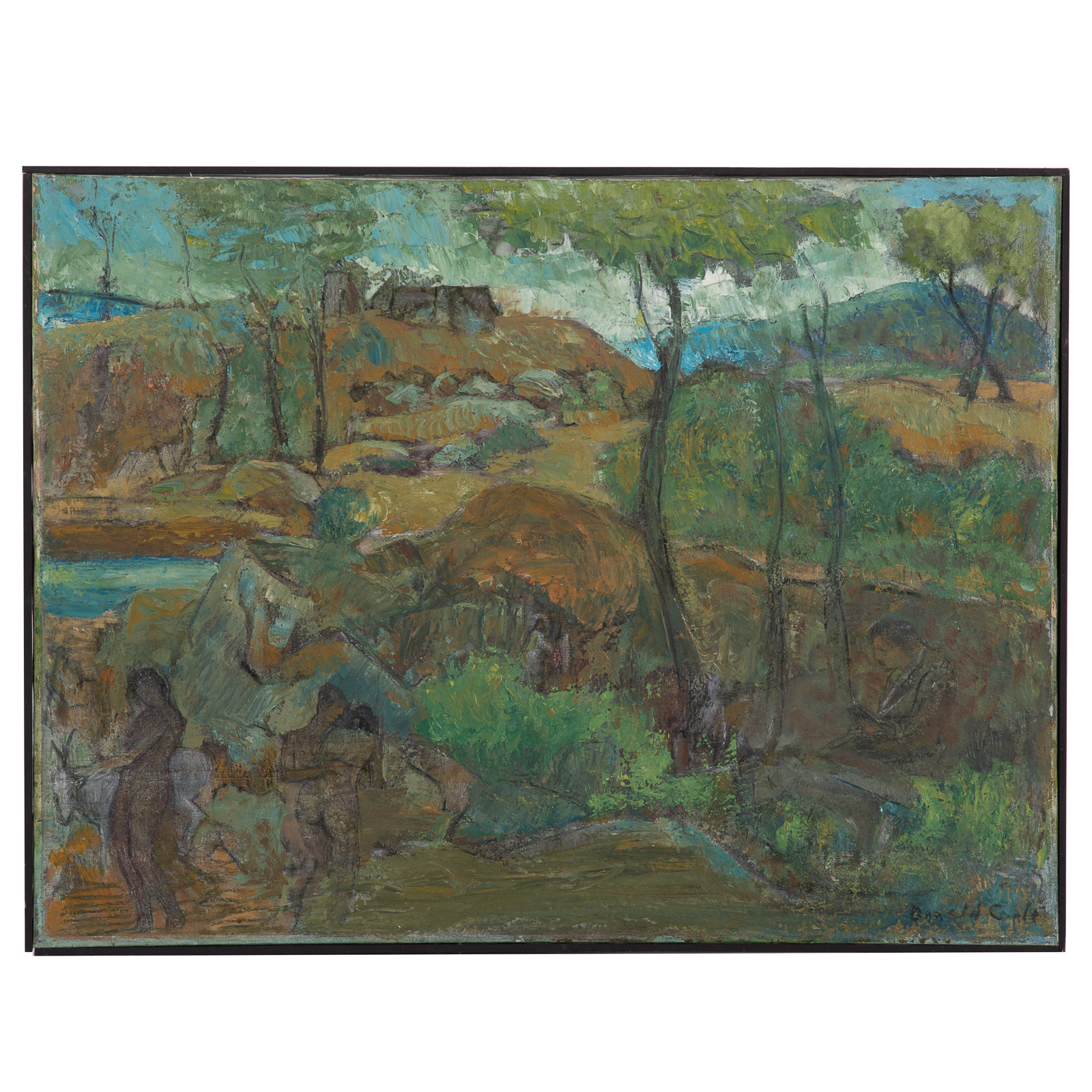 Appraisal: DONALD VINCENT COALE LANDSCAPE OIL American - Oil on canvas