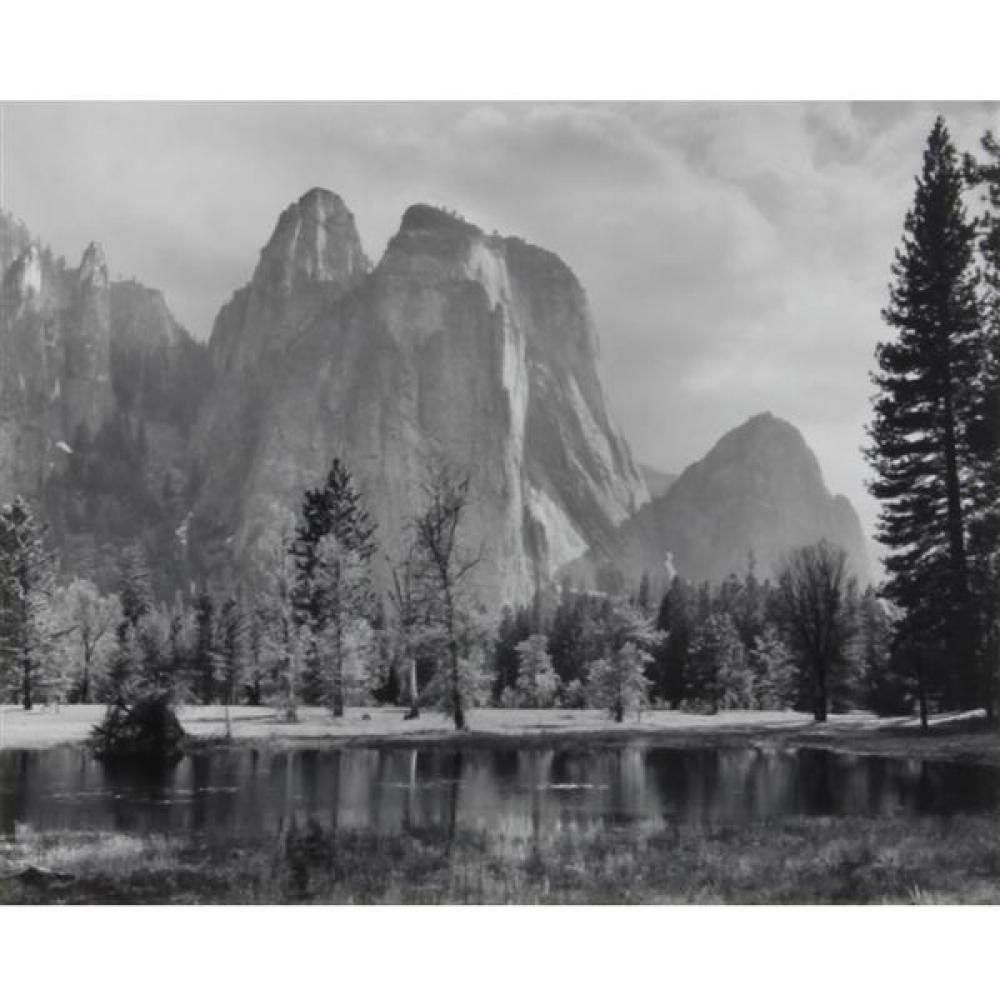 Appraisal: ANSEL ADAMS AMERICAN - CATHEDRAL SPIRED AND ROCKS LATE AFTERNOON