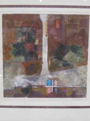 Appraisal: S Sokol Hohm Lithograph of image area '' square